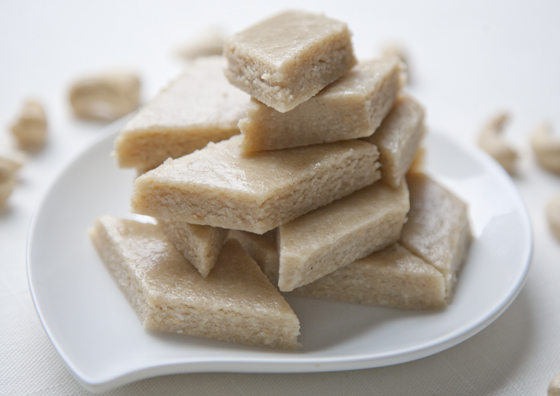 cardamom cashew fudge