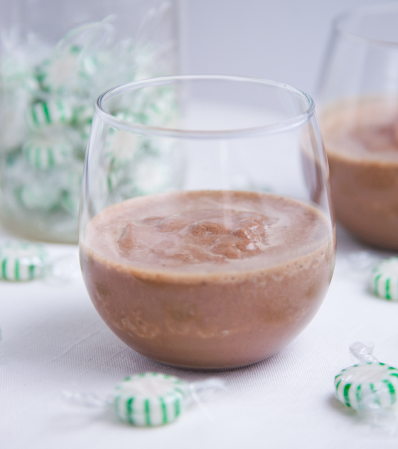 Vegan Mint Chocolate Milkshake