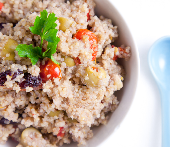 Quinoa Salad with Walnuts & Cranberries