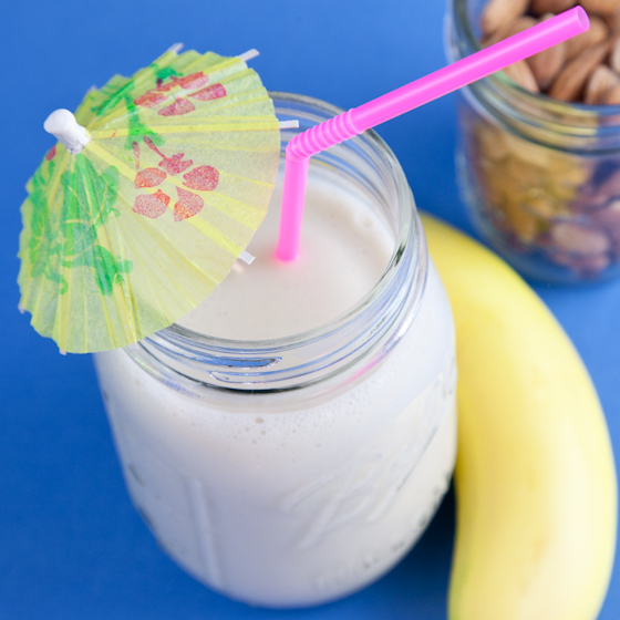 Vegan Banana Almond Smoothie