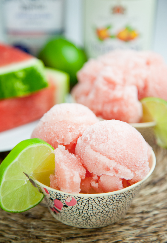 Watermelon Margarita Frozen Dessert