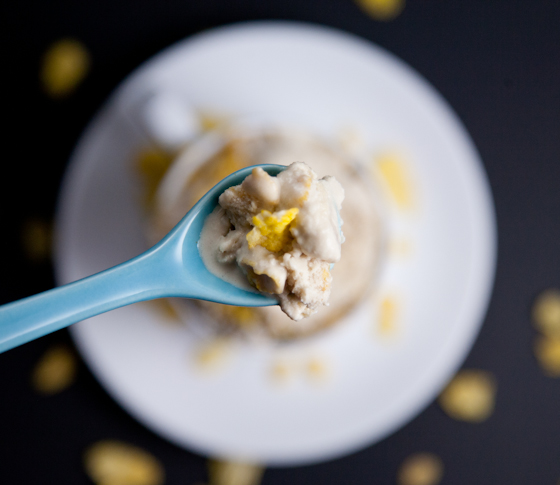 Bourbon Corn Flake Coconut Milk Ice Cream