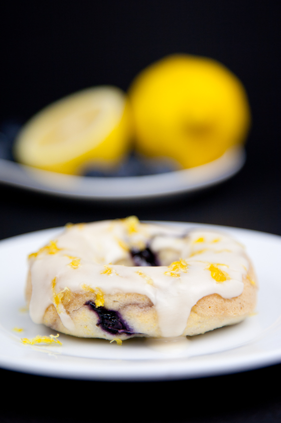 Gluten-Free Lemon Blueberry Donuts