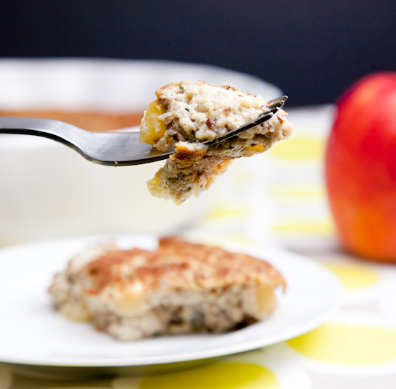 Baked Apple Cinnamon Tofu