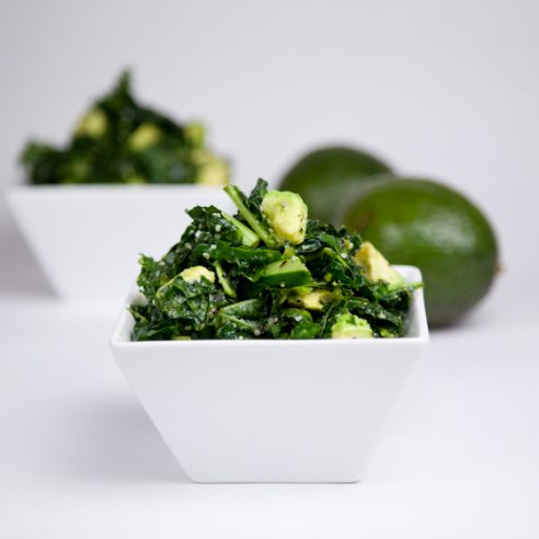 Kale Salad with Homemade Trader Joe's Island Soyaki Dressing | picklesnhoney.com #kale #salad #recipe
