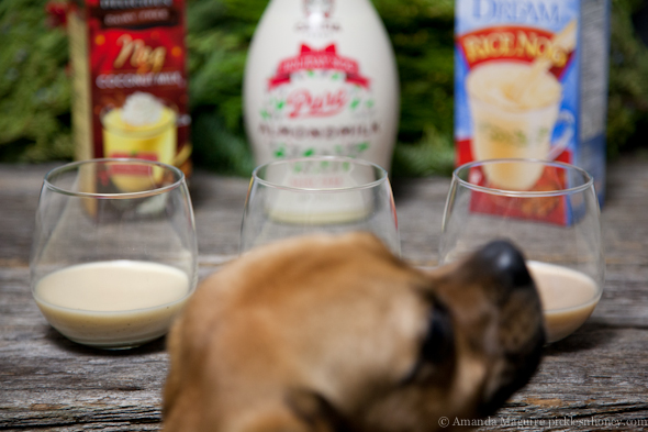 Vegan Egg Nog Taste Test // picklesnhoney.com