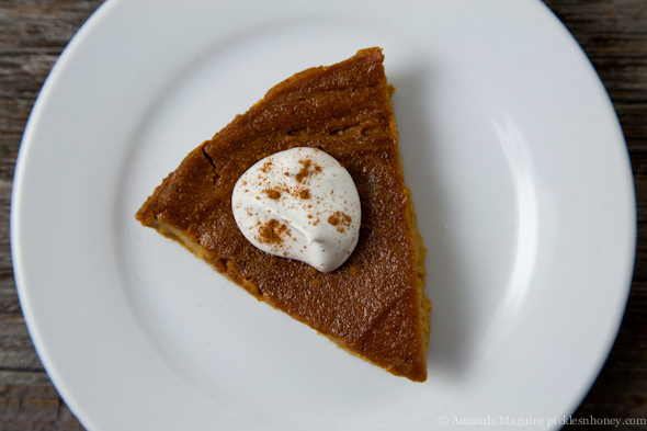 Crustless Sweet Potato Pie (or Quick No-Bake Pudding) with Coconut Whipped Cream - Vegan & GF // picklesnhoney.com