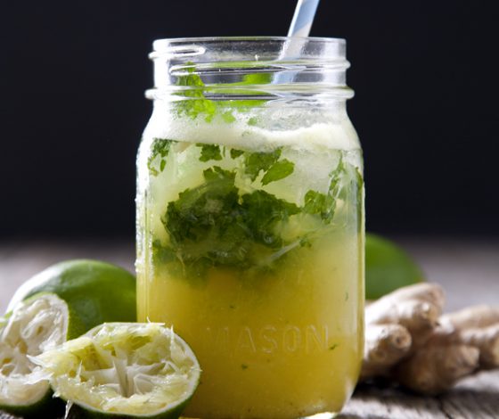 Pineapple Ginger Mojitos | picklesnhoney.com