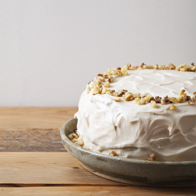 Hippie Vegan Carrot Cake with Pineapple & Cream Cheese Frosting! | picklesnhoney.com #vegan #carrotcake #cake #dessert #pineapple #recipe