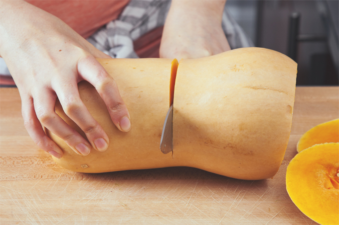 How to (easily) Peel and Cut a Butternut Squash Like a Pro | picklesnhoney.com