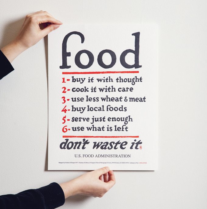 Holstee Food Rules Poster | picklesnhoney.com