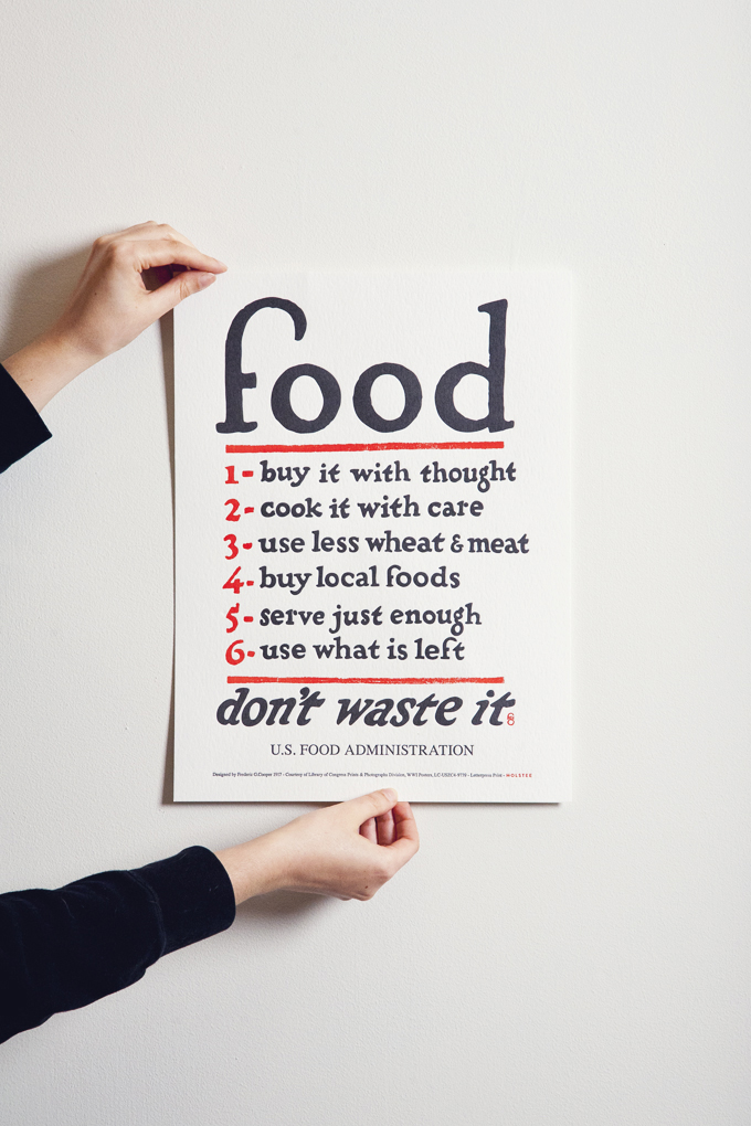 Holstee Food Rules Poster | picklesnhoney.com