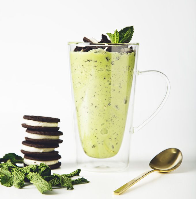 Vegan Mint Oreo Blizzard | picklesnhoney.com