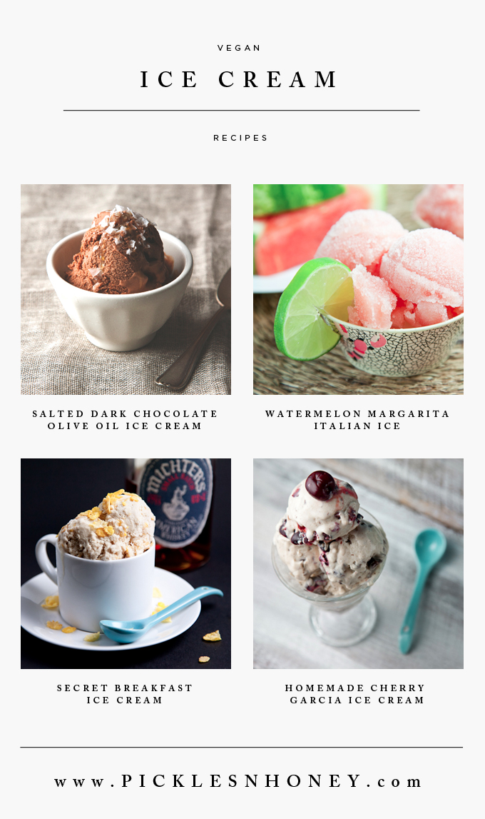 Top 4 Vegan Ice Cream Recipes | picklesnhoney.com #vegan #glutenfree