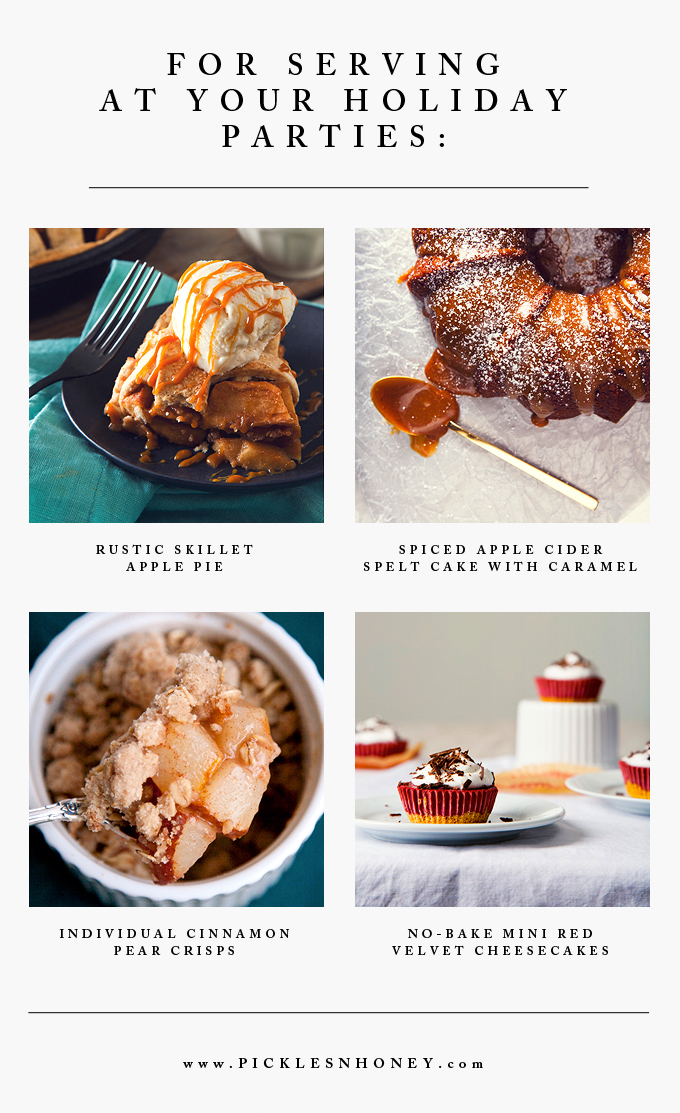 Favorite Vegan Holiday Dessert Recipes | picklesnhoney.com #vegan #dessert #recipe #christmas #holiday