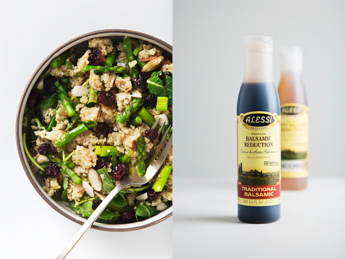Spring Asparagus & Baby Kale Quinoa Bowl | picklesnhoney.com #vegan #glutenfree #quinoa #kale #asparagus #recipe
