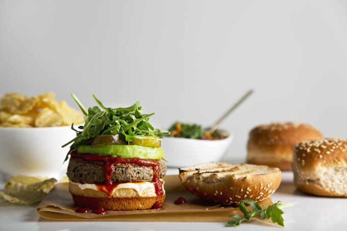 15-Minutt Vegan Svart Bønne Burgere(Glutenfri Høy Protein!) | picklesnhoney.com # vegan # glutenfree # blackbean # burger # lunsj # middag # oppskrift