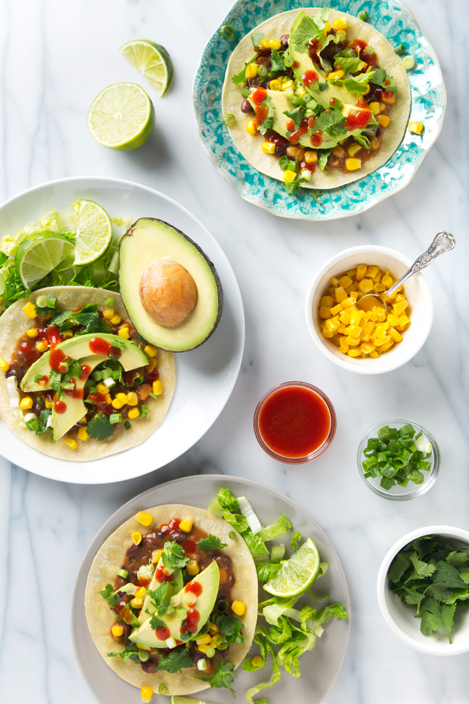 Vegan Tostadas with Sweet Potato Salsa | picklesnhoney.com #vegan #tostadas #recipe #sweetpotato