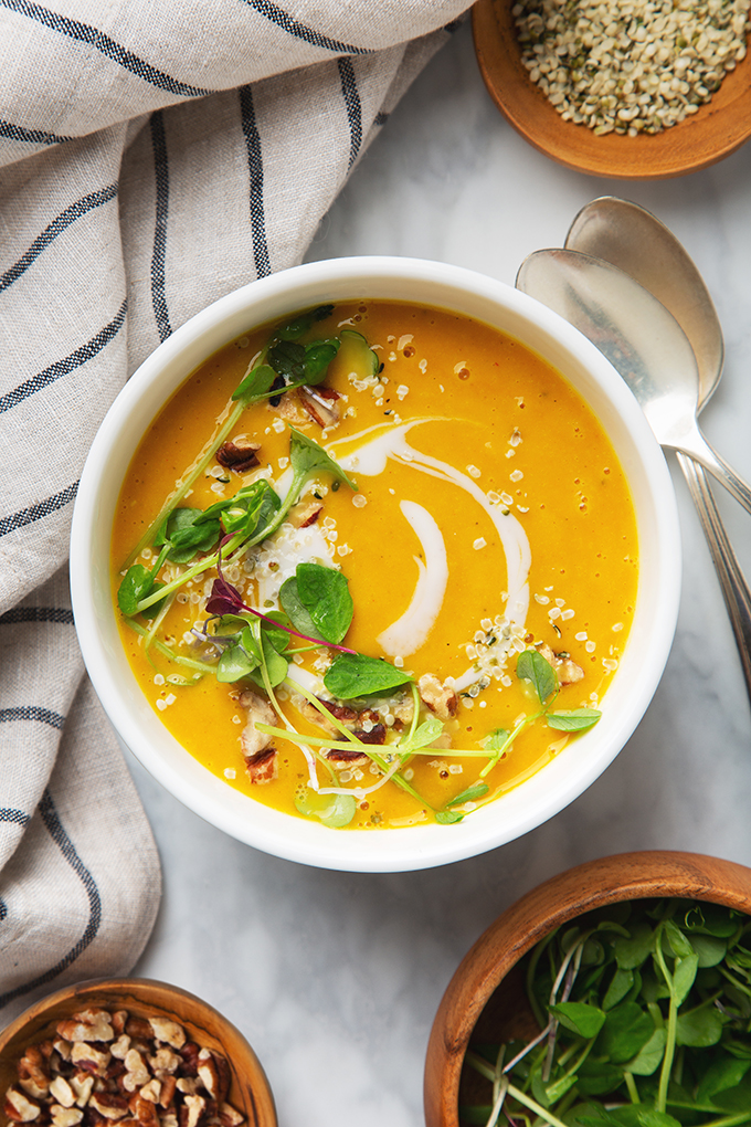 Curried Butternut Squash Soup Recipe (Vegan & Gluten-Free!)