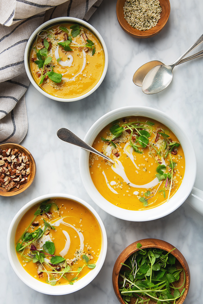 Curried Butternut Squash Soup Recipe (Vegan & Gluten-Free!)