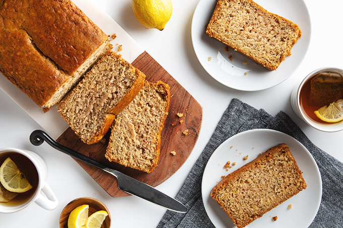 Simple Vegan Lemon Poppy Seed Bread! | picklesnhoney.com #vegan #lemon #poppyseed #bread #dessert #recipe