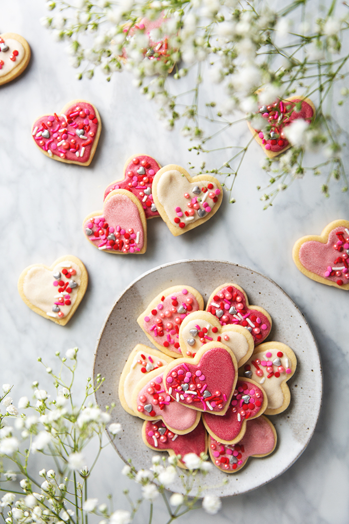 Classic Vegan Sugar Cookies with Frosting