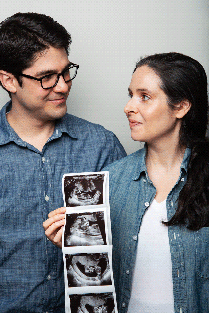 Surprise! We're having a baby girl! | picklesnhoney.com #pregnancy #announcement #baby #girl #vegan #cupcakes #recipe